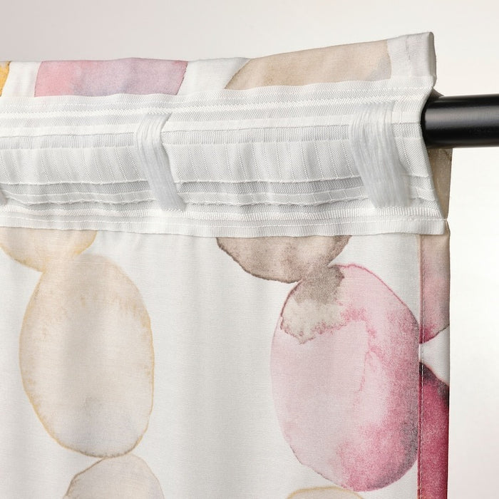 SACKMAL curtains, 1 pair, multicolour, 145x250 cm