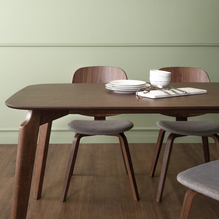 ACKER Dining table, cocoa, 150x90x75 cm, 145094