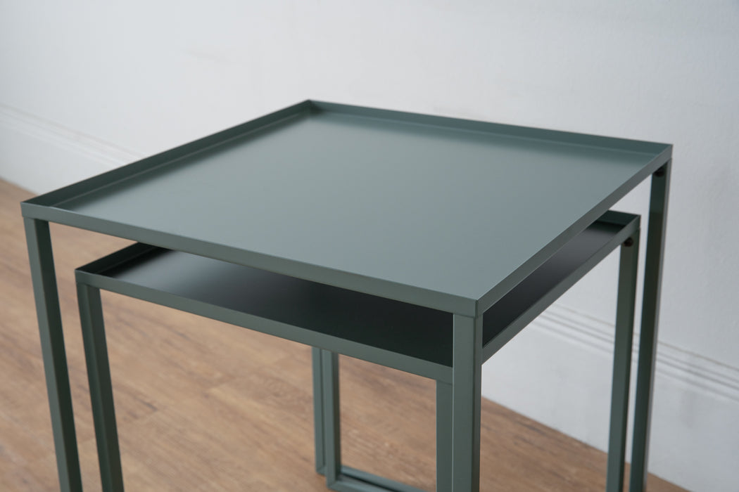 CARIAD Nest of 2 table, Matte grey, 130021