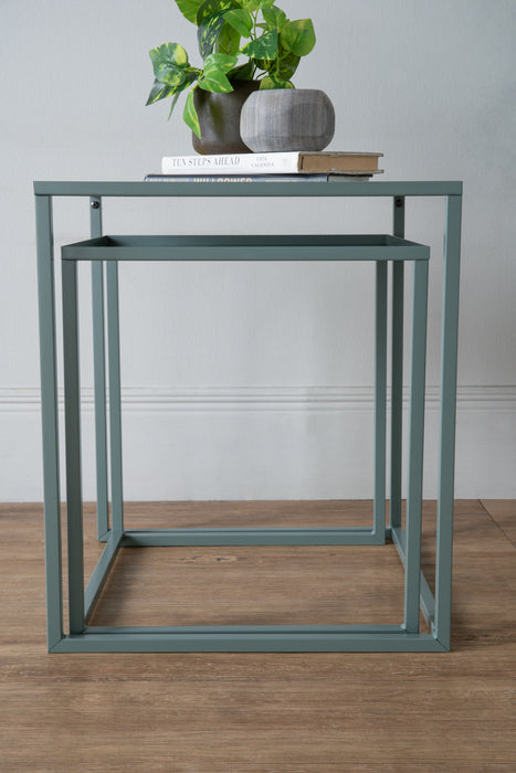 CARIAD Nest of 2 table, Matte grey, 130021