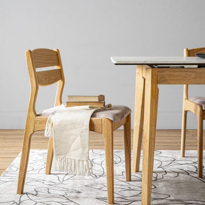 REVA Dining chair, natural/beige, 46x54.5x83 cm, 241529