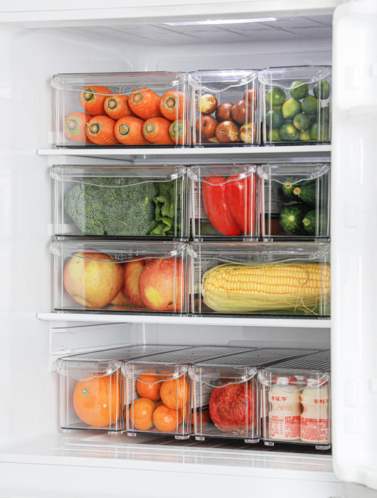 Fridge Food Container - Narrow Type, Clear, 10*30*10.5Cm 4589767209100