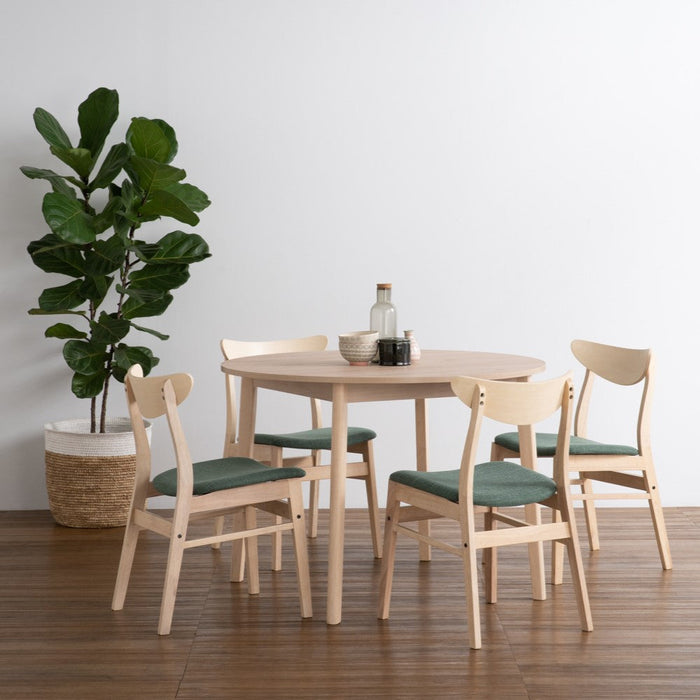 STARK Dining table, round, white-wash, 106.7cm, 143037