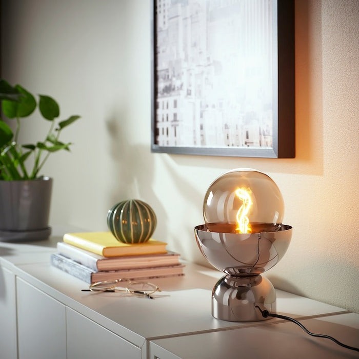 ACKJA Table lamp, nickle-plated