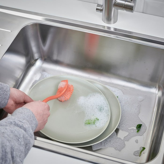 ANTAGEN Dish-washing brush, bright orange