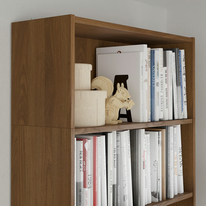BILLY Height extension unit, brown walnut effect, 80x28x35 cm, 10508668