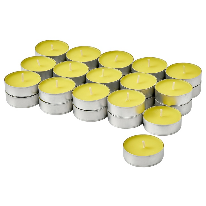 BLODHAGG Scented tealight, yellow, 3.5 hr