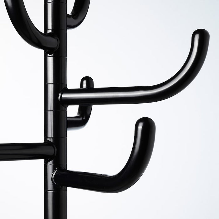 BONDSKARET Hat and coat stand, black, 175 cm