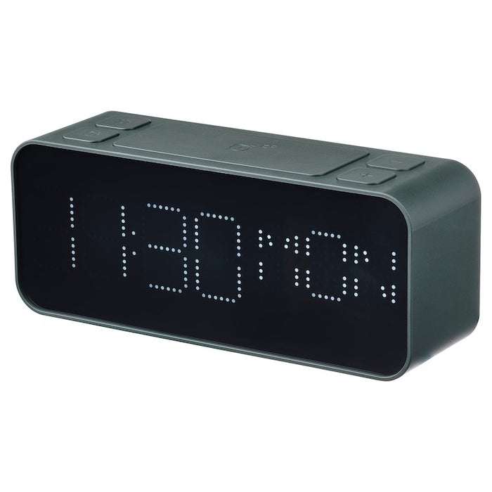 BONDTOLVAN Alarm clock, digital/green, 20x8 cm