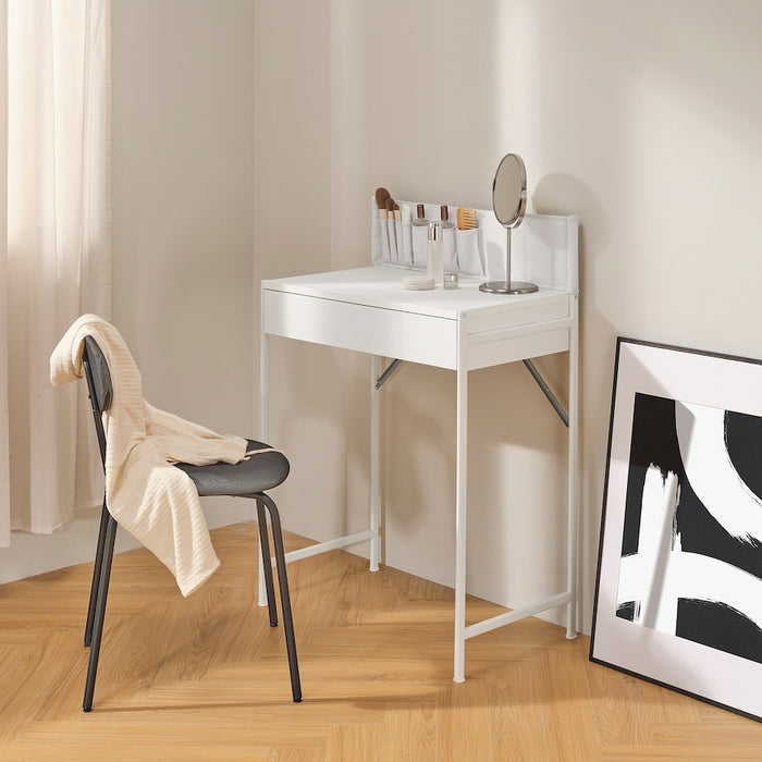 BRUKSVARA Dressing table, white/light grey, 68x40 cm, 90572641