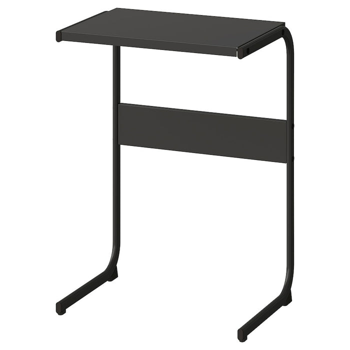 BRUKSVARA Side table, anthracite, 42x30 cm