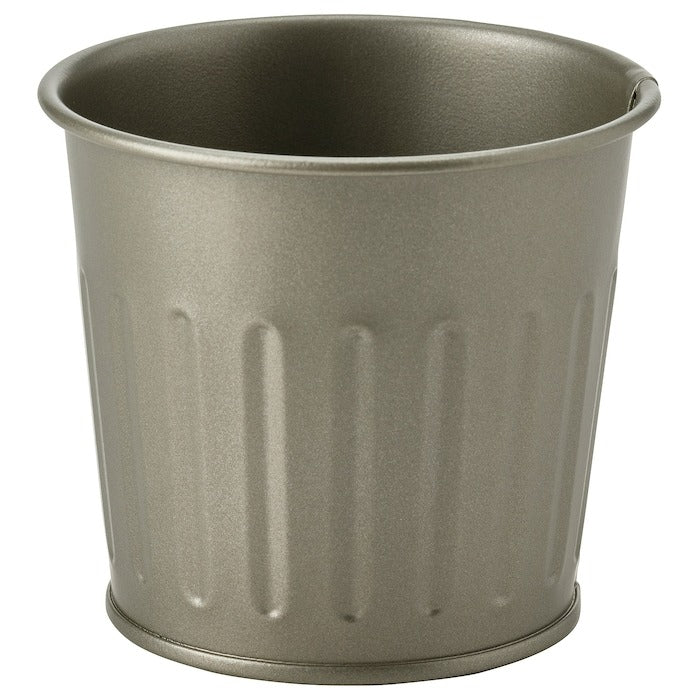 CITRONMELISS Plant pot, in/outdoor/grey, 9 cm