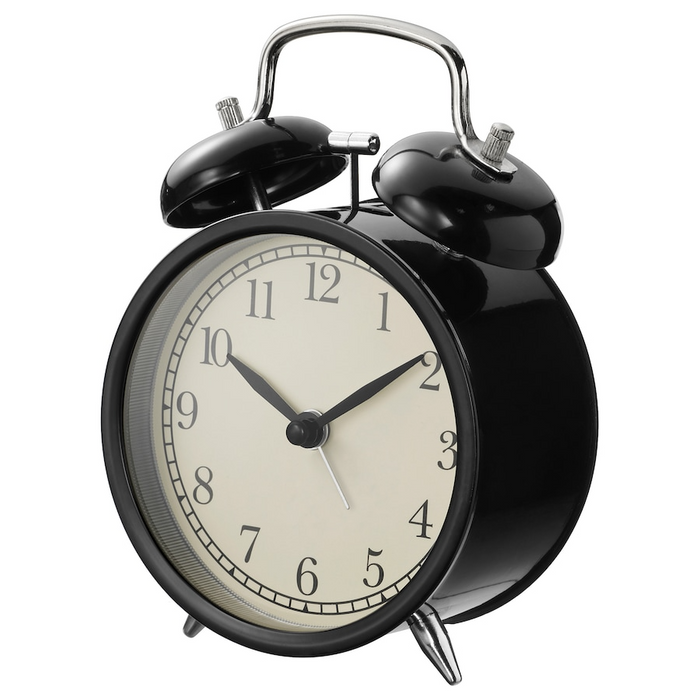 DEKAD Alarm clock, black, 10 cm, 10540480