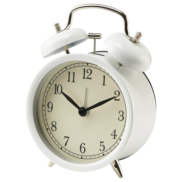 DEKAD Alarm clock, white, 10 cm, 70540477