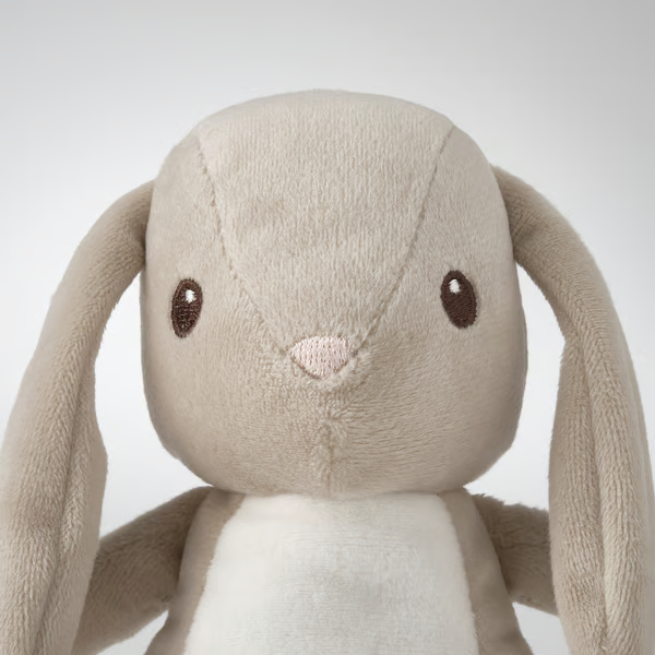 DVARGHARE Soft toy, bunny/beige, 21 cm, 00597066
