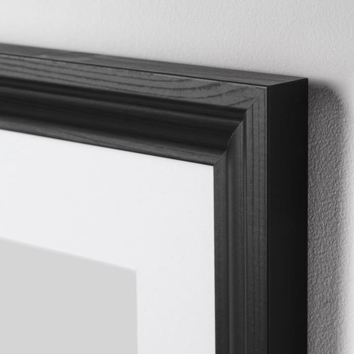 EDSBRUK Frame, black stained, 40x50 cm