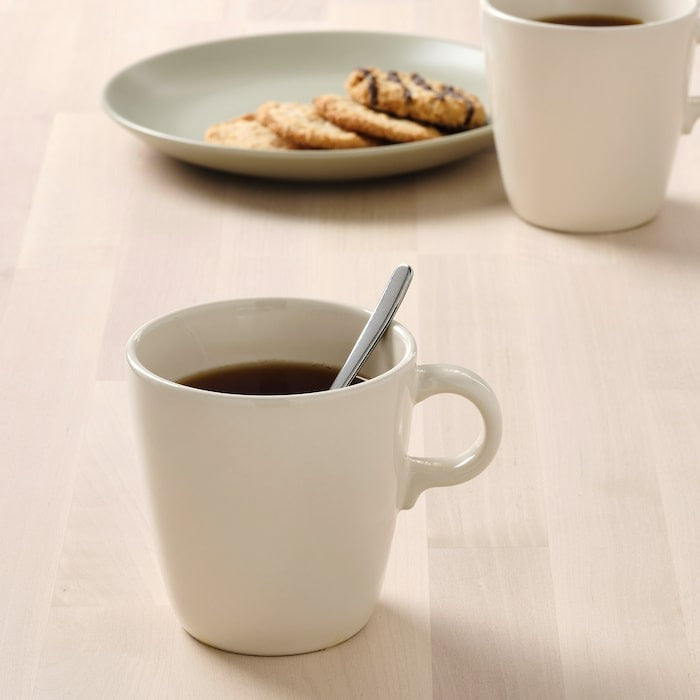 FARGKLAR Mug, glossy beige, 37 cl