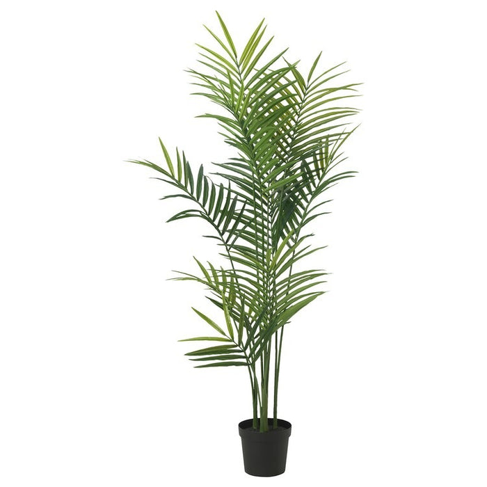 FEJKA Artificial potted plant, in/outdoor Kentia palm, 23 cm