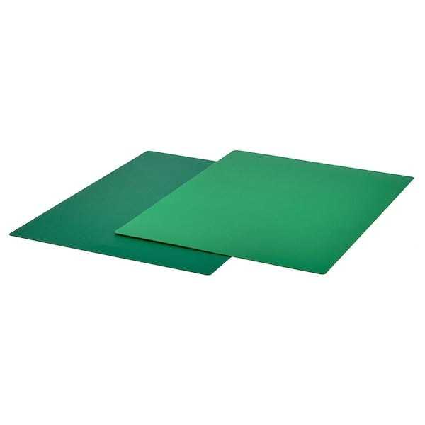 FINFORDELA Bendable chopping board, green/bright green