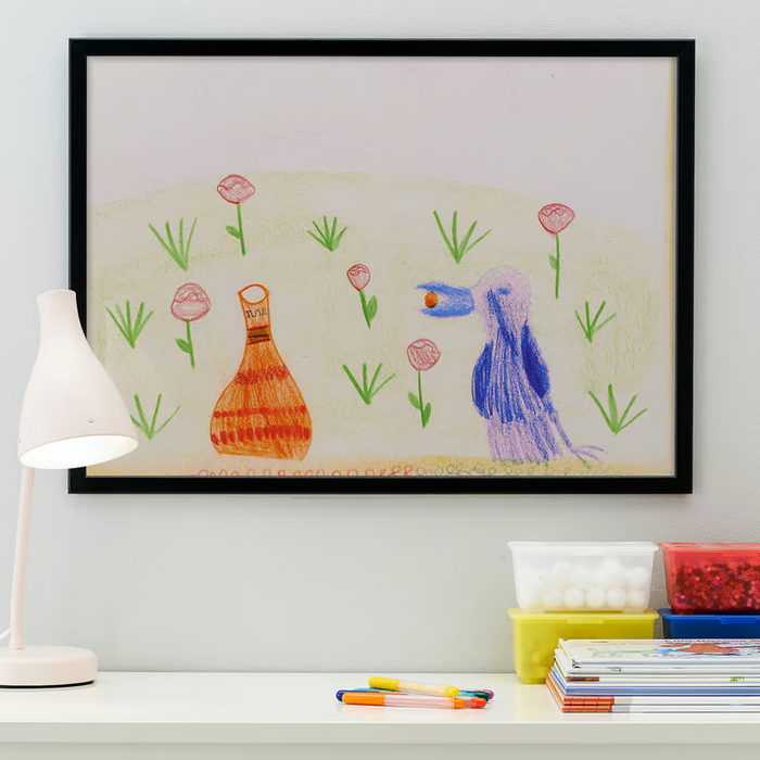 FISKBO Frame, black, 50x70 cm 10297963