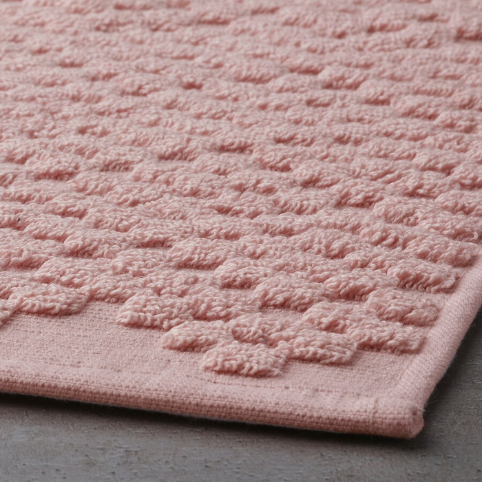 FJALLKATTFOT Bath mat, pale pink, 40x60 cm, 80580019