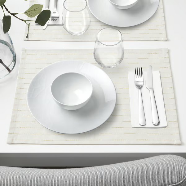 GOKVALLA Plate, white, 26 cm