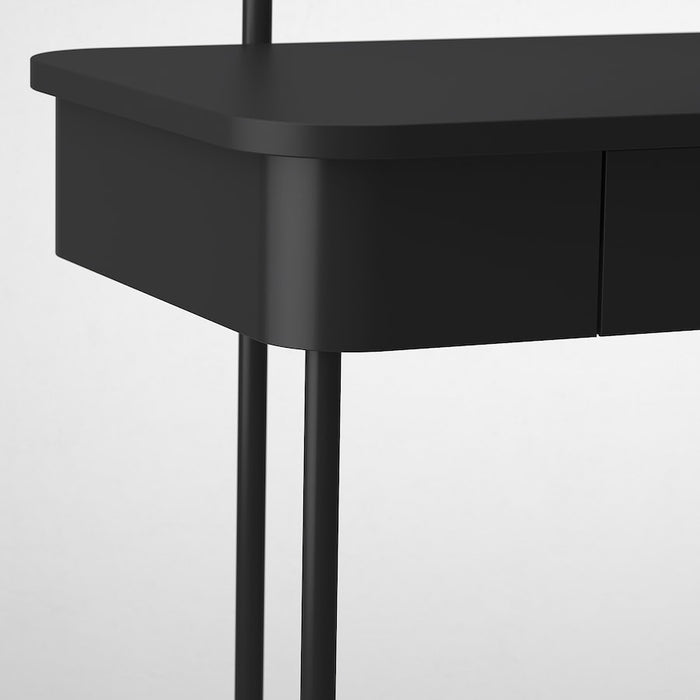 GRAFJALLET Dressing table, anthracite, 100x42 cm, 60570224