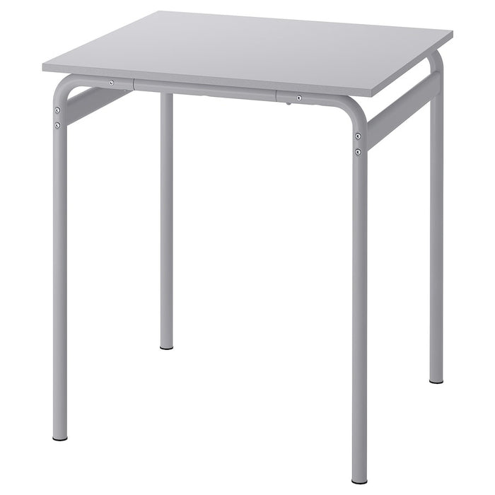 GRASALA Table, grey/grey, 67x67x75 cm, 39484025