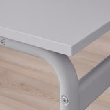 GRASALA Table, grey/grey, 67x67x75 cm, 39484025