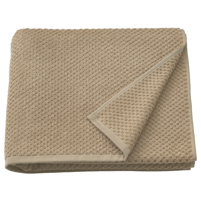 GULVIAL Bath towel, beige, 70x140 cm, 40579683