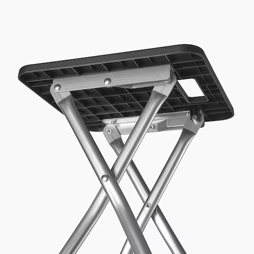 GUNDE Folding stool, black, 70570407