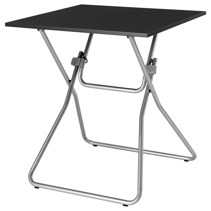 GUNDE Folding table, black, 67x67 cm, 70546894