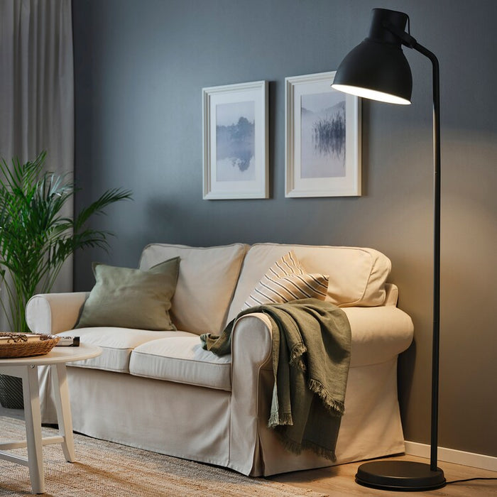 HEKTAR Floor lamp, dark grey