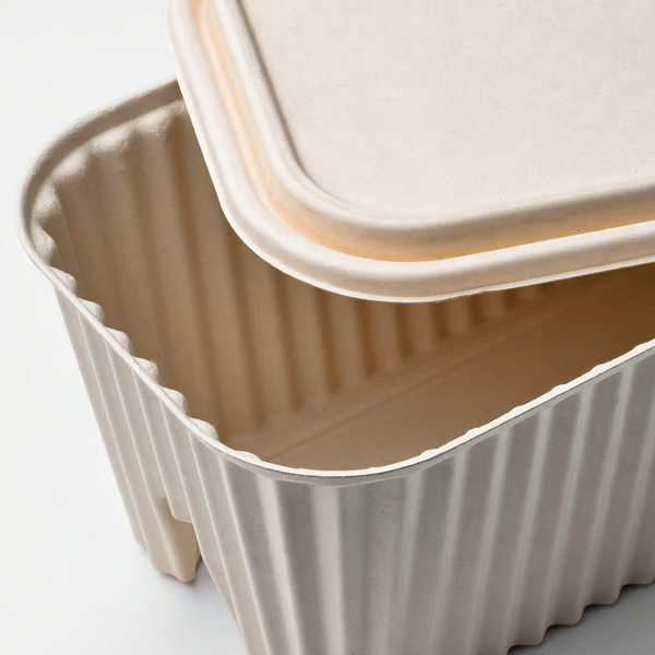 HONSNAT Cable management box, natural, 38x18x14 cm, 40564894