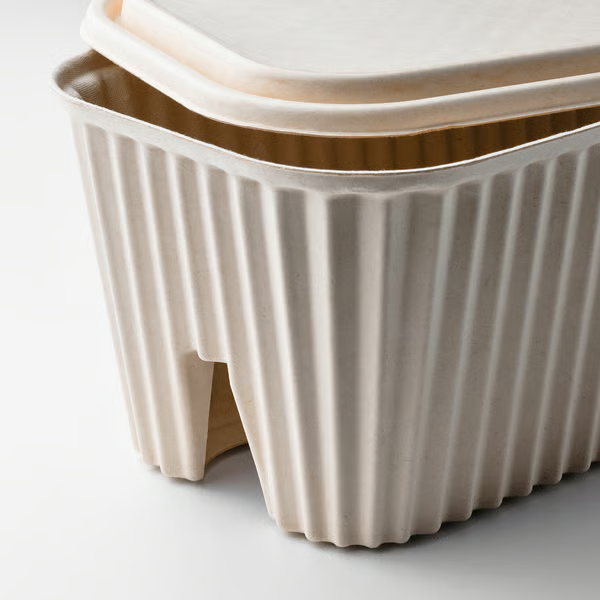 HONSNAT Cable management box, natural, 38x18x14 cm, 40564894
