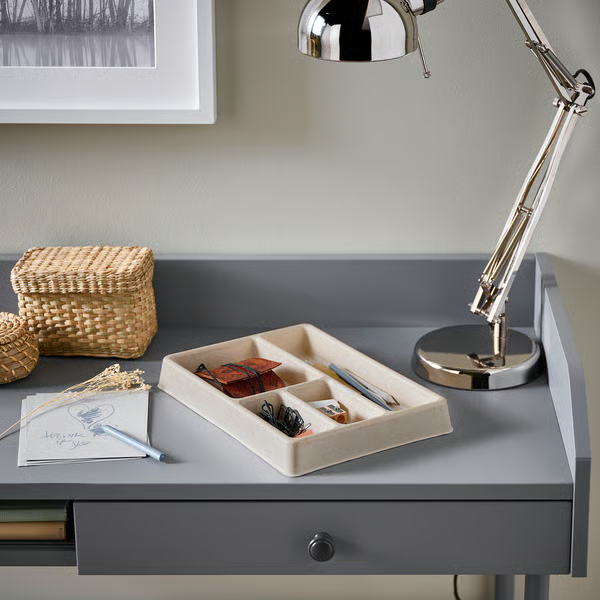 HONSNAT Cable organiser for drawer, natural 20x21 cm, 80564892