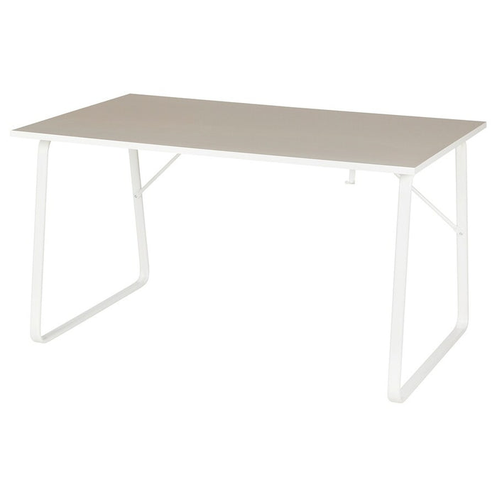 UTESPELARE Gaming desk, ash effect/grey 160x80 cm, 90540626