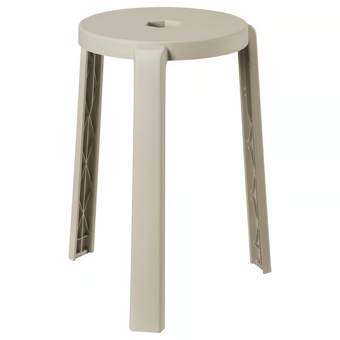 IBBARBO stool, beige, 30570174