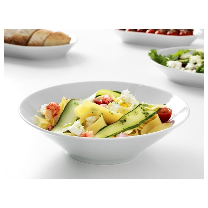 IKEA 365+ Deep plate/bowl, angled sides white, 22 cm