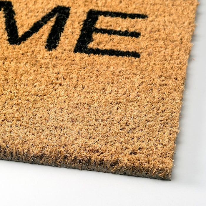 JANDERUP Door mat, natural/black, 40x70 cm