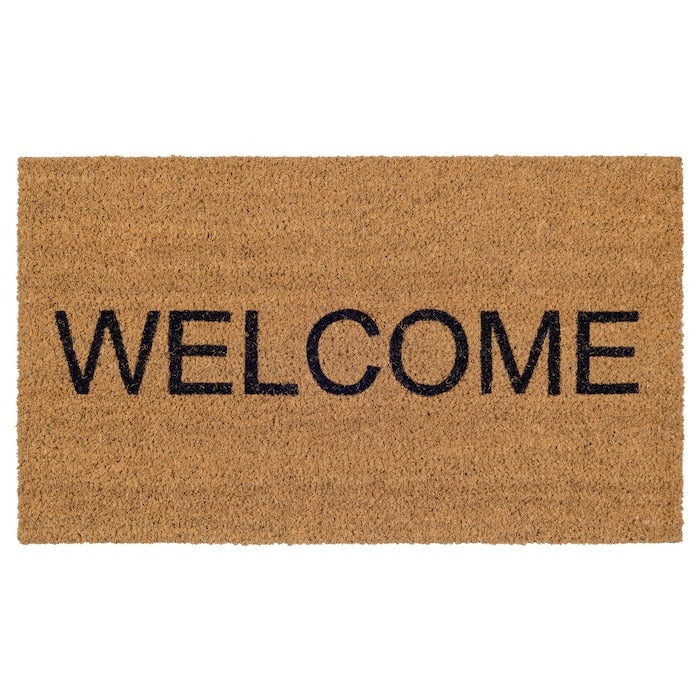 JANDERUP Door mat, natural/black, 40x70 cm