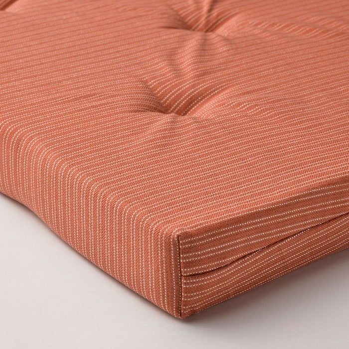 JUSTINA Chair pad, orange, 42/35x40x4 cm