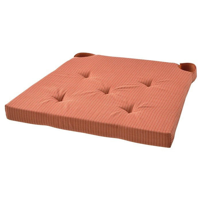 JUSTINA Chair pad, orange, 42/35x40x4 cm