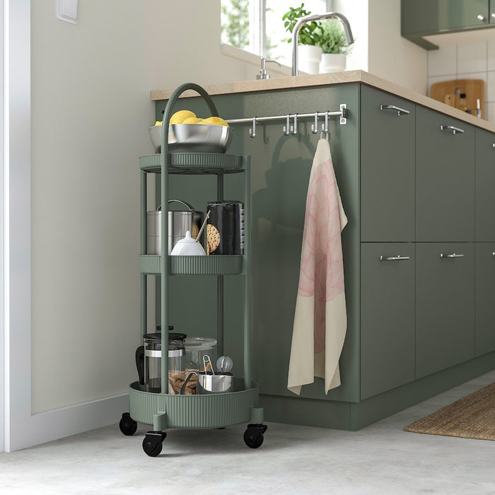 JUTTERSBO Trolley, grey-green, 36x36 cm, 60532152