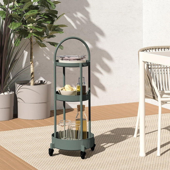 JUTTERSBO Trolley, grey-green, 36x36 cm, 60532152