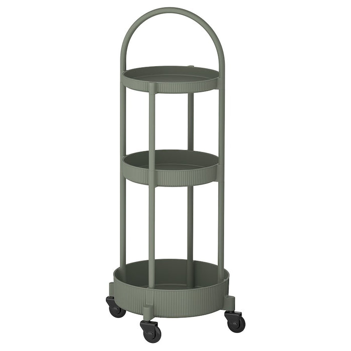 JUTTERSBO Trolley, grey-green, 36x36 cm, 60532152