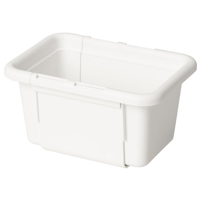 KACKLA Extendable box, white, 13-18x9 cm