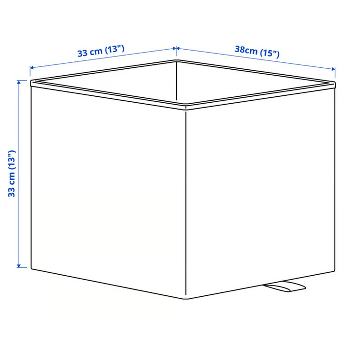 KOSINGEN Box, light grey, 33x38x33 cm, 90601083