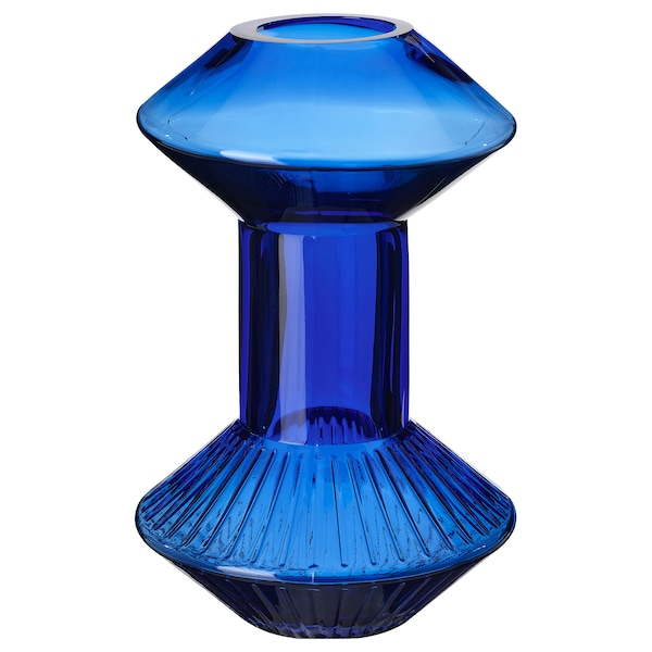 KRYPOXBAR Vase, blue, 24 cm, 00569351