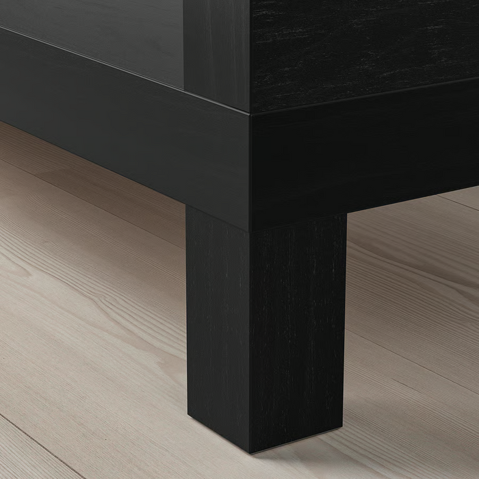 LACK TV bench, black-brown, 120x35x36 cm, 80498939